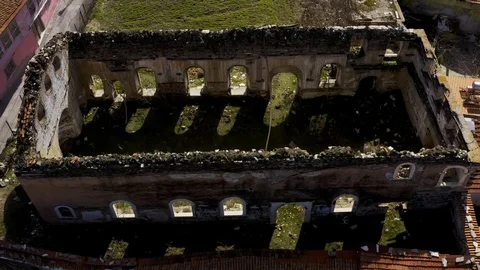 Historical Building Top View Video stock 122354597