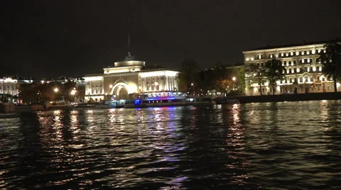 Historical Buildings And Lighting Stock Footage 46133440