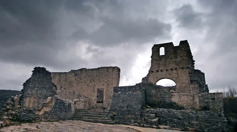 Historical castle Stock Footage 1847948