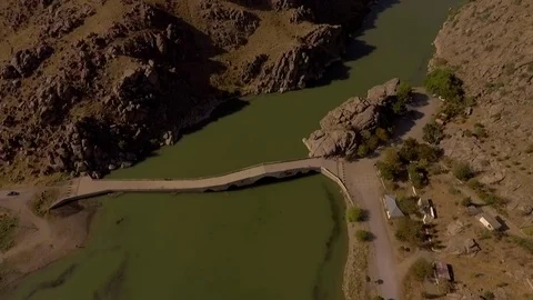 Historical Cesnigir Bridge Stock Footage 110846089