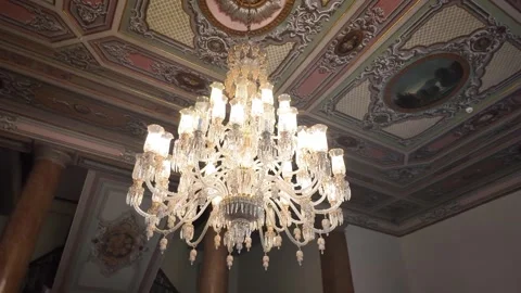 Historical chandelier, candlestick Stock Footage 269346860