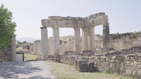 Historical columns, Historical columns from ancient Rome,  Antique columns, Stock Footage 273978774