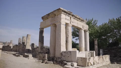 Historical columns, Historical columns from ancient Rome,  Antique columns, Stock Footage 273979157
