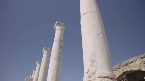 Historical columns, Historical columns from ancient Rome,  Antique columns, Stock Footage 273979277