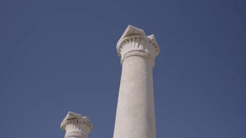 Historical columns, Historical columns from ancient Rome,  Antique columns, Stock Footage 273979478