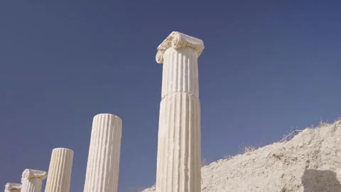 Historical columns, Historical columns from ancient Rome,  Antique columns, Stock Footage 273979832