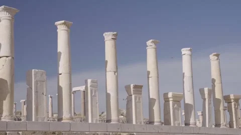 Historical columns, Historical columns from ancient Rome,  Antique columns, Stock Footage 273979834
