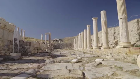 Historical columns, Historical columns from ancient Rome,  Antique columns, Stock Footage 273980606