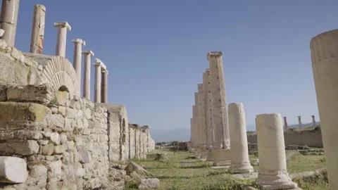 Historical columns, Historical columns from ancient Rome,  Antique columns, Stock Footage 273981408