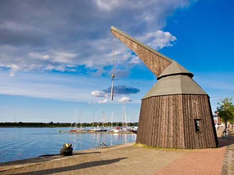 Historical crane Stock Photos