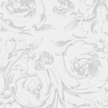 Historical floral pattern background design Stock Illustration