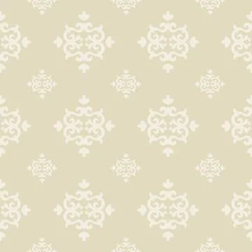 Historical floral pattern background design Illustrazione stock
