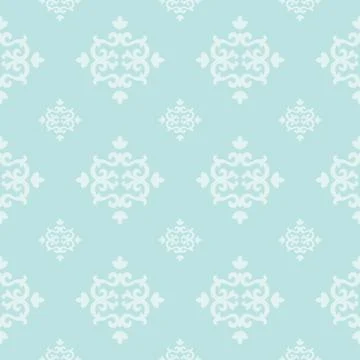 Historical floral pattern background design Stock Illustration