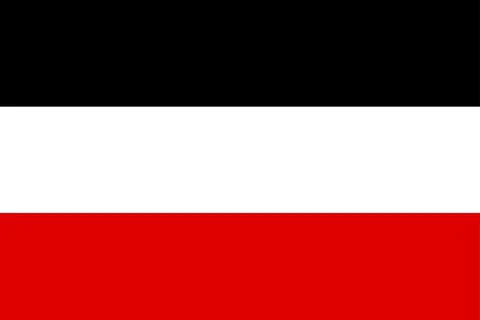 Historical German empire flag vector illustration イラスト素材