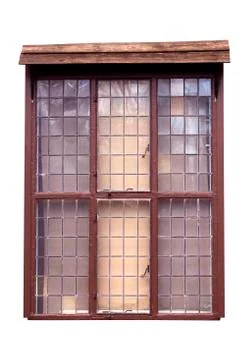 Historical leaded window Stock Illustration