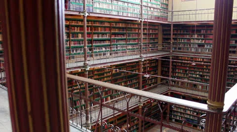 Historical library Video stock 26208295
