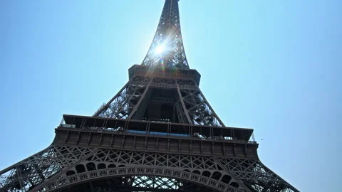 The historical main landmark of Paris. Stock Footage 245456690