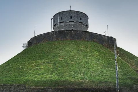 The historical Millmount Fort in Drogheda is an important Irish landmark Stock Photos
