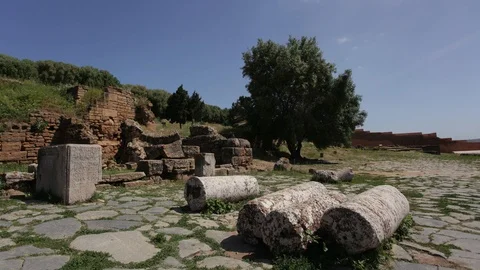 The historical monument: CHELLAH Stock Footage 91880062