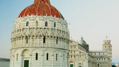 The historical monuments of Pisa. Stock Footage 135612619