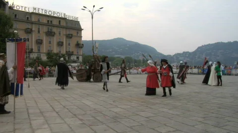 Historical Parade 21 Stock Footage 94239