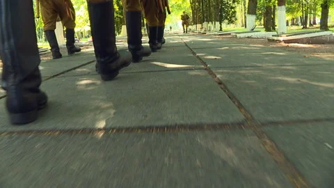 Historical reconstruction in the open air. Stock Footage 102172695