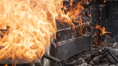 Historical reconstruction of Second World War. Soldiers on battle field during Stock Footage 102523963