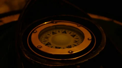 Historical Sailor Compass Stock Footage 221514261