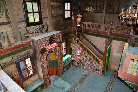 The historical Senkoy Mosque Stock Photos