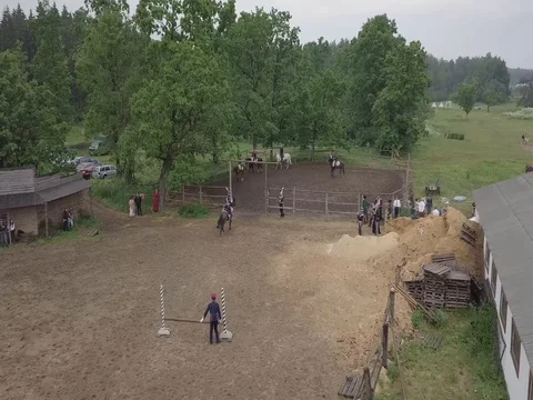 Historical setting Stock Footage 77321828