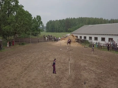 Historical setting Stock Footage 77337884