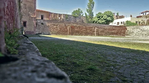 Historical Sinop Prison was a state prison situated in the inside of the Sinop F Stock Footage 64381807