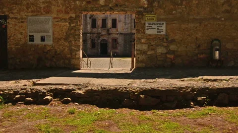 Historical Sinop Prison was a state prison situated in the inside of the Sinop F Stock Footage 64381948