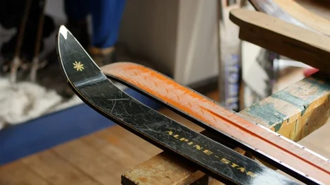 Historical ski 库存影片 95051018