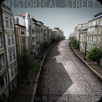 Historical Street 3D Model