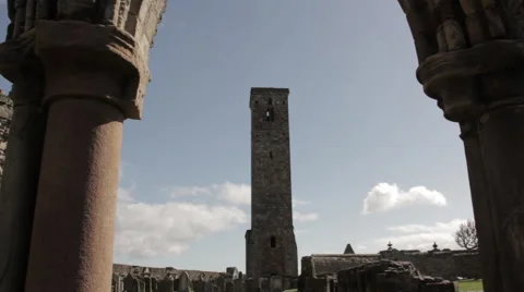 Historical Tower Stock Footage 51732737