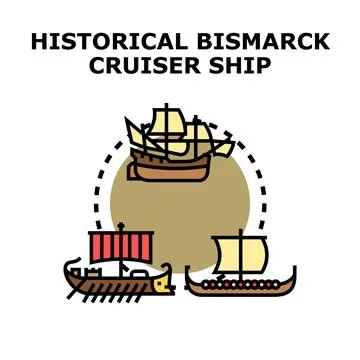 Historical water transportation evolution developing concept Stock Illustration