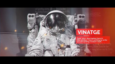 History After Effects stock