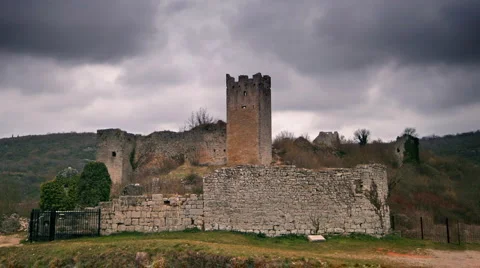 History in the castle Stock Footage 1848007