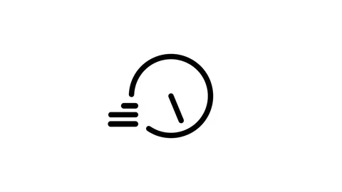 History Clock Arrow Undo Time Log Icon Stockbeeldmateriaal 335591767