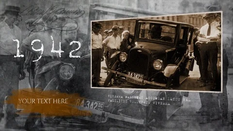 The History - Documentary Slidechow Stock After Effects
