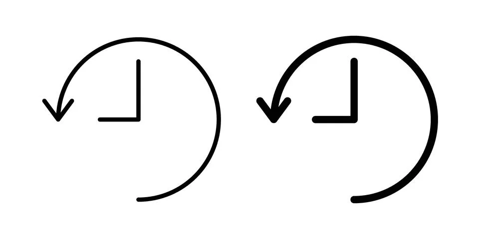 History icon graphic element. web icon set イラスト素材