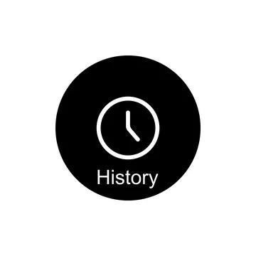 History icon vector Stock Illustration