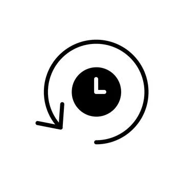 History icon vector illustration. recent event history sign and symbol 스톡 일러스트