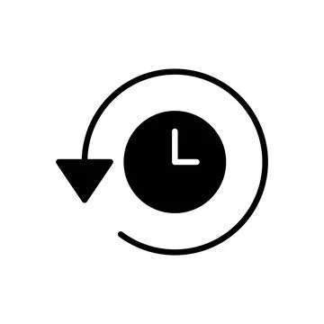 History icon vector. recent event history sign and symbol Stock Illustration