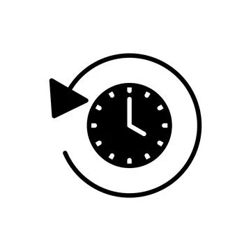 History icon vector. recent event history sign and symbol Stock Illustration