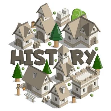 History. Stock Illustration