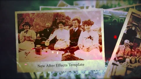 History Opener | Documentary Slideshow After Effects stock