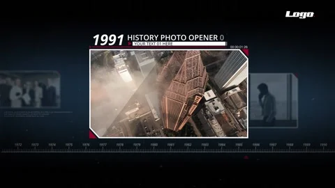 History Photo Opener After Effects stock