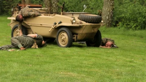 History reconstruction. The Second World War Vidéo 80800445